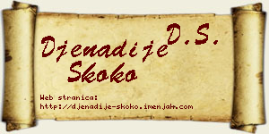 Đenadije Skoko vizit kartica
